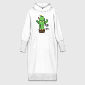 Платье удлиненное хлопок с принтом Милый маленький кактус в Курске,  |  | baby | cactus | cute | fashion | girl | kids | little | school | девочкам | девочке | детское | детям | для девочек | кактус | милый | растение
