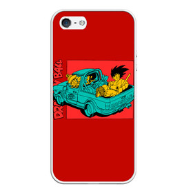 Чехол для iPhone 5/5S матовый с принтом Old Dragon Ball в Курске, Силикон | Область печати: задняя сторона чехла, без боковых панелей | Тематика изображения на принте: anime | dragon ball | аниме | анимэ | драгон бал | дрэгон бол | жемчуг дракона