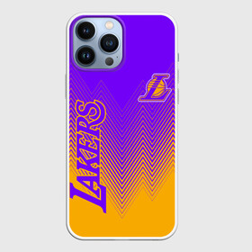 Чехол для iPhone 13 Pro Max с принтом LOS ANGELES LAKERS   ЛЕЙКЕРС в Курске,  |  | Тематика изображения на принте: 24 lakers | kobe bryant | lakers | los angeles lakers | баскетбол. | коби брайант | лос анджелес лейкерс | лосанджелес лейкерс