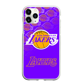 Чехол для iPhone 11 Pro матовый с принтом LOS ANGELES LAKERS / ЛЕЙКЕРС в Курске, Силикон |  | 24 lakers | kobe bryant | lakers | los angeles lakers | баскетбол. | коби брайант | лос анджелес лейкерс | лосанджелес лейкерс