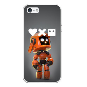 Чехол для iPhone 5/5S матовый с принтом Love, Death and Robots | K-VRC (Z) в Курске, Силикон | Область печати: задняя сторона чехла, без боковых панелей | death | k vrc | love | love death robots | netflix | robots | vedeathrobots | xbot 4000 | врц | любовь | нетфликс | роботы | сериал | сериалы