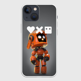 Чехол для iPhone 13 mini с принтом Love, Death and Robots | K VRC (Z) в Курске,  |  | Тематика изображения на принте: death | k vrc | love | love death robots | netflix | robots | vedeathrobots | xbot 4000 | врц | любовь | нетфликс | роботы | сериал | сериалы