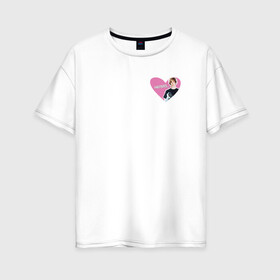 Женская футболка хлопок Oversize с принтом SODA LUV в Курске, 100% хлопок | свободный крой, круглый ворот, спущенный рукав, длина до линии бедер
 | soda luv | sodaluv | репер | репер soda | содалав