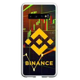 Чехол для Samsung Galaxy S10 с принтом BINANCE / БИНАНС / БАНАН в Курске, Силикон | Область печати: задняя сторона чехла, без боковых панелей | binance | binance com | bitcoin | bittrex com | btc | exmo me | hodl. | trading | банан биржа | бинанс | биткоин | криптовалюта биржа | криптотрейдер | криптотрейдинг | трейдинг