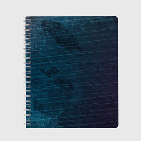 Тетрадь с принтом Texture Blue Ripples в Курске, 100% бумага | 48 листов, плотность листов — 60 г/м2, плотность картонной обложки — 250 г/м2. Листы скреплены сбоку удобной пружинной спиралью. Уголки страниц и обложки скругленные. Цвет линий — светло-серый
 | background | blue | dark | gradient | lines | paints | purple | red | ripples | spot | spots | stripes | texture | waves | волны | голубая | градиент | краски | красный | линии | полосы | пятна | пятно | рябь | текстура | темная | тьма | фиолето