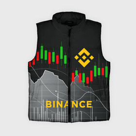 Женский жилет утепленный 3D с принтом BINANCE  БИНАНС  ГРАФИК в Курске,  |  | binance | binance com | bitcoin | bittrex com | btc | exmo me | hodl | trading | банан биржа | бинанс | биткоин | график. | криптовалюта биржа | криптотрейдер | криптотрейдинг | трейдинг