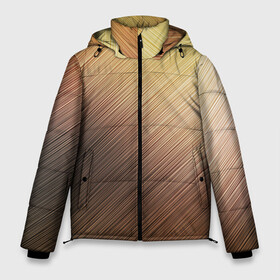 Мужская зимняя куртка 3D с принтом Texture Sun Glare в Курске, верх — 100% полиэстер; подкладка — 100% полиэстер; утеплитель — 100% полиэстер | длина ниже бедра, свободный силуэт Оверсайз. Есть воротник-стойка, отстегивающийся капюшон и ветрозащитная планка. 

Боковые карманы с листочкой на кнопках и внутренний карман на молнии. | background | dark | gold | gradient | light | lines | paints | ripples | sun | sunny | texture | waves | white | белый | волны | градиент | золото | линии | полосы | пятна | пятно | рябь | светлый | солнечные | солнечный | солнце | текстура | темная
