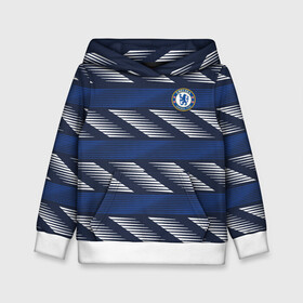 Детская толстовка 3D с принтом FC Chelsea | Breathe Training Top (2021/22) в Курске, 100% полиэстер | двухслойный капюшон со шнурком для регулировки, мягкие манжеты на рукавах и по низу толстовки, спереди карман-кенгуру с мягким внутренним слоем | Тематика изображения на принте: 0x000000123 | chelsea | stamford bridge | вернер | канте | стамфорд бридж | челси