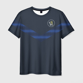 Мужская футболка 3D с принтом FC Chelsea | Retro #2 (2021/22) в Курске, 100% полиэфир | прямой крой, круглый вырез горловины, длина до линии бедер | 0x000000123 | chelsea | stamford bridge | вернер | канте | стамфорд бридж | челси