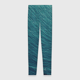 Леггинсы 3D с принтом Endless Sea в Курске, 80% полиэстер, 20% эластан | Эластичный пояс, зауженные к низу, низкая посадка | Тематика изображения на принте: background | blue | dark | gradient | green | lines | ocean | paints | ripples | sea | spot | spots | stripes | texture | waves | волны | голубая | градиент | зеленый | краски | линии | море | океан | полосы | пятна | пятно | рябь | текстура | т