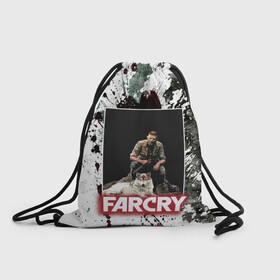 Рюкзак-мешок 3D с принтом FARCRY WOLF в Курске, 100% полиэстер | плотность ткани — 200 г/м2, размер — 35 х 45 см; лямки — толстые шнурки, застежка на шнуровке, без карманов и подкладки | far cry | far cry 5 | far cry new dawn | far cry primal | farcry | fc 5 | fc5 | game | new dawn | primal | игры | постапокалипсис | фар край | фар край 5