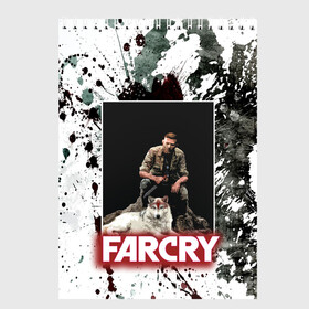 Скетчбук с принтом FARCRY WOLF в Курске, 100% бумага
 | 48 листов, плотность листов — 100 г/м2, плотность картонной обложки — 250 г/м2. Листы скреплены сверху удобной пружинной спиралью | Тематика изображения на принте: far cry | far cry 5 | far cry new dawn | far cry primal | farcry | fc 5 | fc5 | game | new dawn | primal | игры | постапокалипсис | фар край | фар край 5