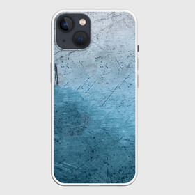Чехол для iPhone 13 с принтом Blue Glass в Курске,  |  | background | blue | cracks | dark | gradient | ice | lines | ocean | paints | scratches | sea | texture | голубая | градиент | краски | лед | линии | море | океан | полосы | пятна | стекло | текстура | темная | трещины | тьма | фон | цар