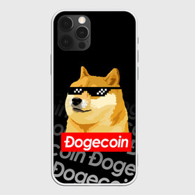 Чехол для iPhone 12 Pro Max с принтом DOGECOIN / DOGE / ДОГИКОИН в Курске, Силикон |  | Тематика изображения на принте: crypto | cryptocurrency | doge | dogecoin | elon mask | trading | биржа криптовалют | доги | догикоин | илон маск | криптовалюта | мем | трейдинг.
