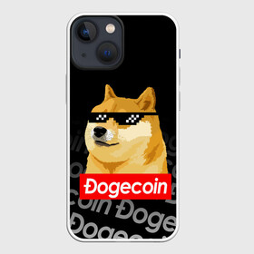 Чехол для iPhone 13 mini с принтом DOGECOIN   DOGE   ДОГИКОИН в Курске,  |  | crypto | cryptocurrency | doge | dogecoin | elon mask | trading | биржа криптовалют | доги | догикоин | илон маск | криптовалюта | мем | трейдинг.