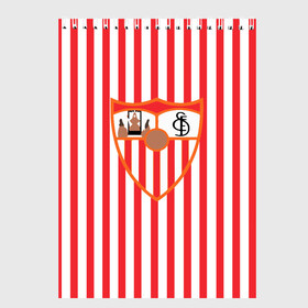 Скетчбук с принтом Sevilla в Курске, 100% бумага
 | 48 листов, плотность листов — 100 г/м2, плотность картонной обложки — 250 г/м2. Листы скреплены сверху удобной пружинной спиралью | Тематика изображения на принте: bono | diego carlos | fernando | football | goal | gol | goles | highlights | kounde | laliga | laliga santander | liga | luuk de jong | ocampos | rakitic | resumen | sevilla | suso