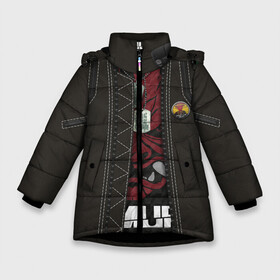 Зимняя куртка для девочек 3D с принтом Куртка Cyberpunk 2077 в Курске, ткань верха — 100% полиэстер; подклад — 100% полиэстер, утеплитель — 100% полиэстер. | длина ниже бедра, удлиненная спинка, воротник стойка и отстегивающийся капюшон. Есть боковые карманы с листочкой на кнопках, утяжки по низу изделия и внутренний карман на молнии. 

Предусмотрены светоотражающий принт на спинке, радужный светоотражающий элемент на пуллере молнии и на резинке для утяжки. | 2077 | crystal jock | cyberpunk | cyberpunk 2077 | johnny silverhand | silverhand | джонни сильверхенд | киберпанк | киберпанк 2077 | куртка cyberpunk 2077 | куртка сильверхенда | сильверхенд