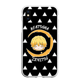 Чехол для iPhone XS Max матовый с принтом Agatsuma Zenitsu Kimetsu no Yaiba в Курске, Силикон | Область печати: задняя сторона чехла, без боковых панелей | demon slayer | kamado | kimetsu no yaiba | nezuko | tanjiro | аниме | гию томиока | зеницу агацума | иноске хашибира | камадо | клинок | корзинная девочка | манга | музан кибуцуджи | незуко | рассекающий демонов | танджиро