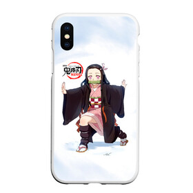 Чехол для iPhone XS Max матовый с принтом Nezuko Kamado Kimetsu no Yaiba в Курске, Силикон | Область печати: задняя сторона чехла, без боковых панелей | demon slayer | kamado | kimetsu no yaiba | nezuko | tanjiro | аниме | гию томиока | зеницу агацума | иноске хашибира | камадо | клинок | корзинная девочка | манга | музан кибуцуджи | незуко | рассекающий демонов | танджиро