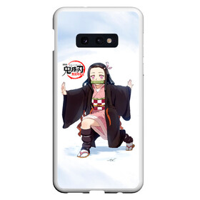 Чехол для Samsung S10E с принтом Nezuko Kamado Kimetsu no Yaiba в Курске, Силикон | Область печати: задняя сторона чехла, без боковых панелей | demon slayer | kamado | kimetsu no yaiba | nezuko | tanjiro | аниме | гию томиока | зеницу агацума | иноске хашибира | камадо | клинок | корзинная девочка | манга | музан кибуцуджи | незуко | рассекающий демонов | танджиро