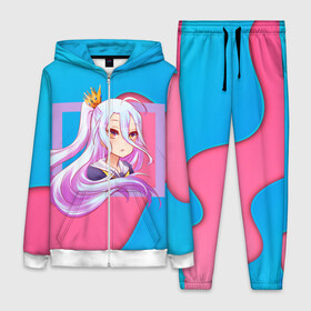 Женский костюм 3D с принтом Sweet Shiro в Курске,  |  | anime | no game no life | аниме | анимэ | без игры жизни нет | пустые | сиро | сора