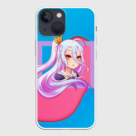 Чехол для iPhone 13 mini с принтом Sweet Shiro в Курске,  |  | anime | no game no life | аниме | анимэ | без игры жизни нет | пустые | сиро | сора