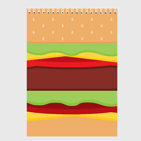 Скетчбук с принтом Бутерброд в Курске, 100% бумага
 | 48 листов, плотность листов — 100 г/м2, плотность картонной обложки — 250 г/м2. Листы скреплены сверху удобной пружинной спиралью | Тематика изображения на принте: background | burger | fast food | food | hamburger | sandwich | texture | будет | бургер | бутерброд | гамбургер | еда | текстура | фастфуд | фон