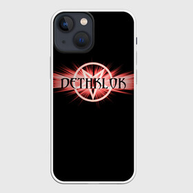 Чехол для iPhone 13 mini с принтом Dethklok в Курске,  |  | dethklok | metalocalypse | апокалипсис | вильям мердерфэйс | металл | металлапокалипсис | мульт | мультфильм | пиклз | рок группа | сквизгаард эксплоужен | токи вортуз