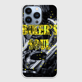 Чехол для iPhone 13 Pro с принтом Bikers Soul | Душа байкера в Курске,  |  | bikers soul | moto | soul | байк | байкер | душа | душа байкера | мото | мотоцикл