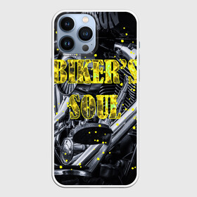 Чехол для iPhone 13 Pro Max с принтом Bikers Soul | Душа байкера в Курске,  |  | bikers soul | moto | soul | байк | байкер | душа | душа байкера | мото | мотоцикл