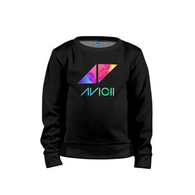 Детский свитшот хлопок с принтом AVICII RAINBOW в Курске, 100% хлопок | круглый вырез горловины, эластичные манжеты, пояс и воротник | Тематика изображения на принте: avicii | beatport | club | dj | edm | electro | eq | house | levels | music | production | radio | techno | top | trance | ависи | авичи | дискотека | звезда | клуб | музыка | музыкант | продюссер | радио | фестиваль | швеция | эквалайзер