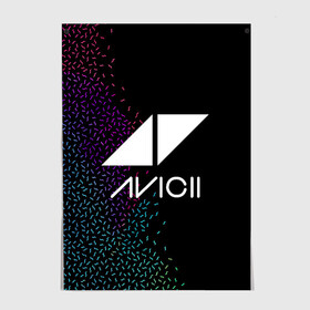 Постер с принтом AVICII | RAINBOW STYLE в Курске, 100% бумага
 | бумага, плотность 150 мг. Матовая, но за счет высокого коэффициента гладкости имеет небольшой блеск и дает на свету блики, но в отличии от глянцевой бумаги не покрыта лаком | Тематика изображения на принте: avicii | beatport | club | dj | edm | electro | eq | house | levels | music | production | radio | techno | top | trance | ависи | авичи | дискотека | звезда | клуб | музыка | музыкант | продюссер | радио | фестиваль | швеция | эквалайзер