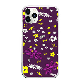 Чехол для iPhone 11 Pro Max матовый с принтом Цвета цветов дизайн в Курске, Силикон |  | Тематика изображения на принте: colorful | colors | design | floral | flowers | дизайн | красочные | цвета | цветочный | цветы
