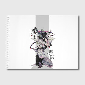 Альбом для рисования с принтом Шинобу и Мицури Kimetsu no Yaiba в Курске, 100% бумага
 | матовая бумага, плотность 200 мг. | demon slayer | kamado | kimetsu no yaiba | nezuko | tanjiro | аниме | гию томиока | зеницу агацума | иноске хашибира | камадо | клинок | корзинная девочка | музан кибуцуджи | незуко | рассекающий демонов | танджиро | ш