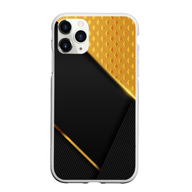 Чехол для iPhone 11 Pro Max матовый с принтом 3D BLACK & GOLD в Курске, Силикон |  | Тематика изображения на принте: 3d | 3д | gold | абстракция | золото | паттерн | соты | текстуры