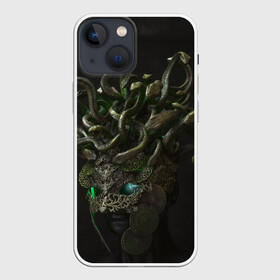 Чехол для iPhone 13 mini с принтом Медуза Горгона | Эвриала в Курске,  |  | горгона | змеи | медуза | медуза горгона | мифическое существо | эвриала