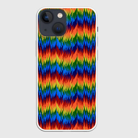 Чехол для iPhone 13 mini с принтом РАДУЖНАЯ КИСЛОТА в Курске,  |  | acid | hippy | neon | rainbow | rasta | едкий | кислотный | летний | неоновый | радиоактивный | раста | солнечный | спектры | тепловизор | теплый | хиппи | яркий