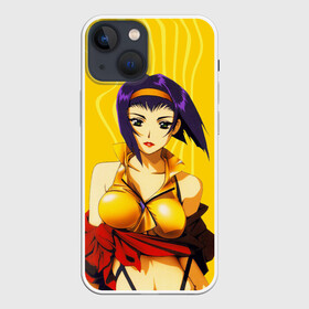 Чехол для iPhone 13 mini с принтом Cowboy Bebop. Фэй Валентайн в Курске,  |  | Тематика изображения на принте: anime | cowboy bebop | feye | manga | spike spiegel | valentine | айн | аниме | бибоп | джет блэк | ковбой | ковбой бибоп | космический | космос | манга | ретро аниме | спайк шпигель | фэй валентайн