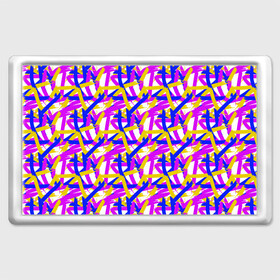 Магнит 45*70 с принтом абстракция из ярких полос в Курске, Пластик | Размер: 78*52 мм; Размер печати: 70*45 | abstract | art | blue | bright | brush strokes | childrens | color | daub | drawing | geometry | gouache | isometry | lilac | pattern | stripes | three | yellow | абстрактный | гуашь | желтый | мазки кистью | мазня | полосы | синий | сиреневый | три | цве