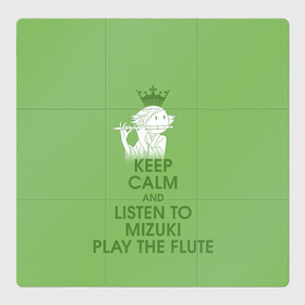 Магнитный плакат 3Х3 с принтом Mizuki play the flute в Курске, Полимерный материал с магнитным слоем | 9 деталей размером 9*9 см | akura | kamisama kiss | kitsune | mizuki | nanami | tomoe | yokai | акура | аниме | бог | боги | демон лис | демоны | ёкай | змея | йокай | кицуне | лис | мидзуки | мизуки | нанами | неко | очень приятно бог | томое | томоэ