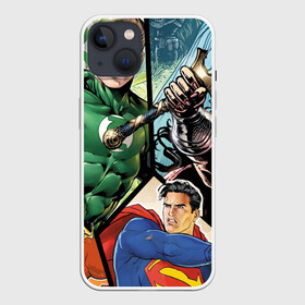 Чехол для iPhone 13 с принтом Комиксы коллаж в Курске,  |  | batmen | dc | бетмен | железный человек | зак снайдер | зеленый фонарь | коллаж | комиксы | комиксы 2021 | комиксы2021 | лига | лига 2021 | лига справедливости | марвел | радуга | справедливость | супергерои