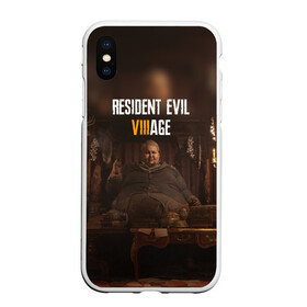 Чехол для iPhone XS Max матовый с принтом RESIDENT EVIL VILLAGE | РЕ ДЕРЕВНЯ (Z) в Курске, Силикон | Область печати: задняя сторона чехла, без боковых панелей | horror | resident evil | resident evil 8 | village | демитреска | деревня | леди димитреска | обитель зла | резидент эвил | ресидент евил | хоррор