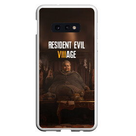 Чехол для Samsung S10E с принтом RESIDENT EVIL VILLAGE | РЕ ДЕРЕВНЯ (Z) в Курске, Силикон | Область печати: задняя сторона чехла, без боковых панелей | horror | resident evil | resident evil 8 | village | демитреска | деревня | леди димитреска | обитель зла | резидент эвил | ресидент евил | хоррор