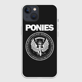 Чехол для iPhone 13 с принтом Pony x Ramones в Курске,  |  | my little pony | ramones | дружба это чудо | единорог | единороги | май литл пони | мульт | мультфильм | рамонс | рок