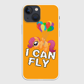 Чехол для iPhone 13 mini с принтом Я могу летать в Курске,  |  | my little pony | дружба это чудо | единорог | единороги | май литл пони | мульт | мультфильм | радуга