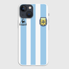 Чехол для iPhone 13 mini с принтом Форма Марадоны с автографом в Курске,  |  | argentina | barcelona | boys | diego | football | form | maradona | napoli | newells | old | player | sevilla | soccer | uniform | аргентина | барселона | бойз | диего | легенда | марадона | наполи | ньюэллс | олд | севилья | форма | футбол 