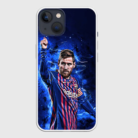 Чехол для iPhone 13 с принтом Lionel Messi | Barcelona | 10 в Курске,  |  | 10 | argentina | barcelona | fc | fifa | footbal | leo | lionel | messi | soccer | аргентина | барселона | лео | лига | лионель | месси | мяч | мячик | поле | спорт | форма | футбол | футболист | футбольная | футбольный | чемпион