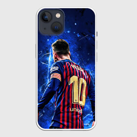 Чехол для iPhone 13 с принтом Leo Messi | Лео Месси | 10 в Курске,  |  | 10 | argentina | barcelona | fc | fifa | footbal | leo | lionel | messi | soccer | аргентина | барселона | лео | лига | лионель | месси | мяч | мячик | поле | спорт | форма | футбол | футболист | футбольная | футбольный | чемпион