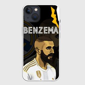 Чехол для iPhone 13 с принтом КАРИМ БЕНЗЕМА   РЕАЛ МАДРИД в Курске,  |  | football | karim mostafa benzema | real madrid | sport | карим бензема | реал мадрид | сборная франции | спорт | футбол.