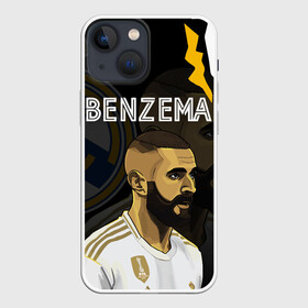 Чехол для iPhone 13 mini с принтом КАРИМ БЕНЗЕМА   РЕАЛ МАДРИД в Курске,  |  | football | karim mostafa benzema | real madrid | sport | карим бензема | реал мадрид | сборная франции | спорт | футбол.